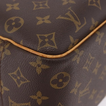 Louis Vuitton Deauville Monogram, Brown, Canvas, Handbag