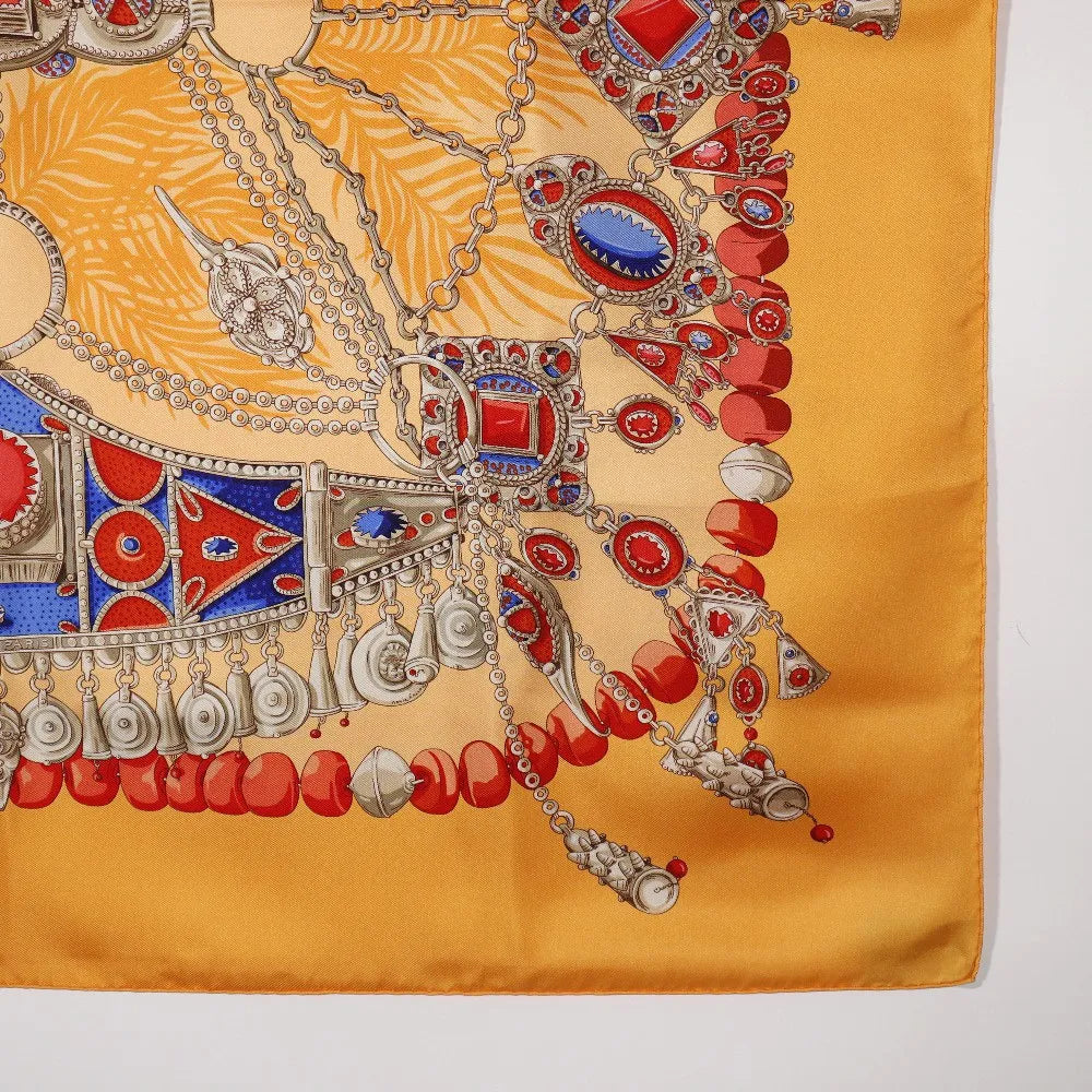 Hermes Carré 90 Silk multicolor, Multicolour, Silk, Scarf