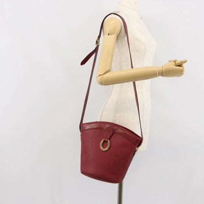 Christian Dior Vintage Trotter Canvas, Red, Canvas, Shoulder Bag