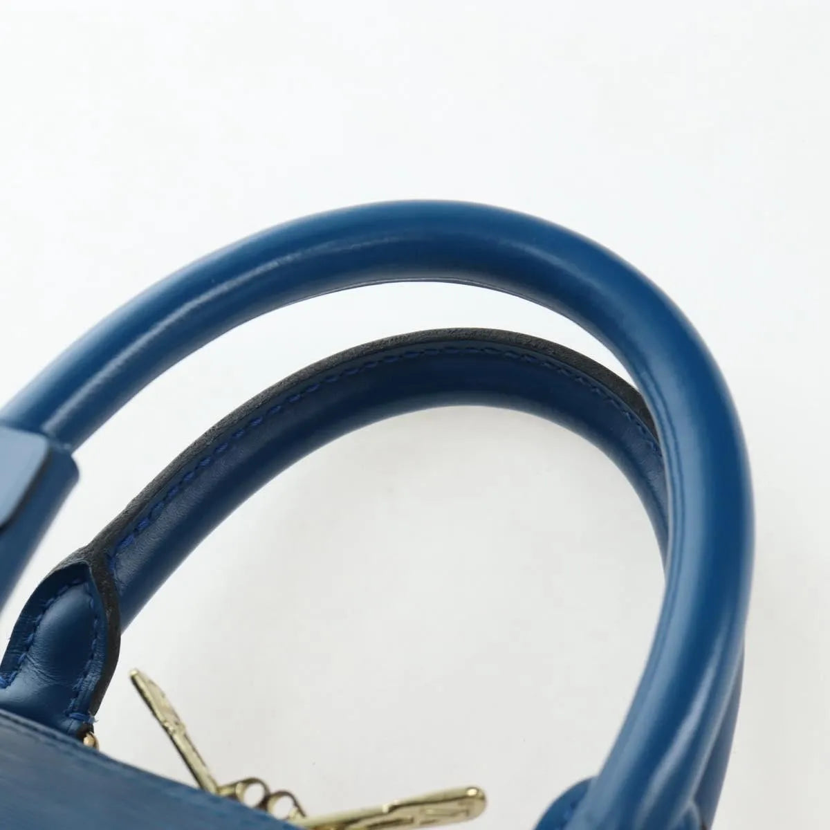 Louis Vuitton Keepall Epi Leather, Blue, Leather, Travel Bag