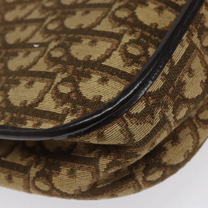Christian Dior Vintage Trotter Canvas, Brown, Canvas, Shoulder Bag