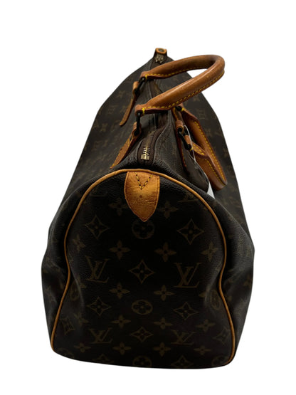 Louis Vuitton Speedy Monogram Canvas, Brown, Canvas, Handbag