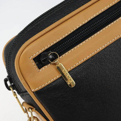 Gucci Vintage clutch Leather, Black, Leather, Clutch