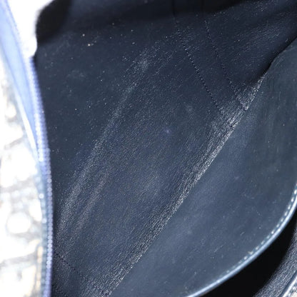 Christian Dior Vintage Trotter Boston Diorissimo Canvas, Navy, Canvas, Handbag