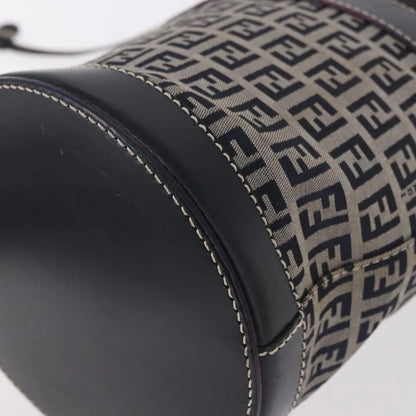 Fendi Zucchino Canvas, Navy, Canvas, Handbag