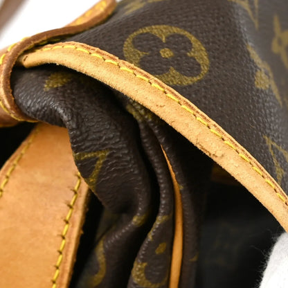 Louis Vuitton Saumur Monogram, Brown, Canvas, Shoulder Bag