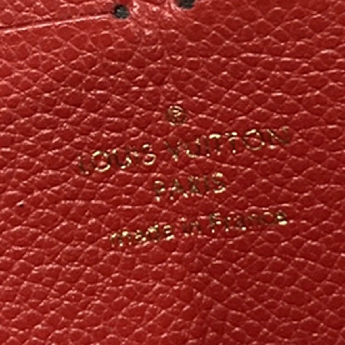 Louis Vuitton Portefeuille zippy Monogramme Empreinte Monogramme Empreinte, Red, Leather, Wallet