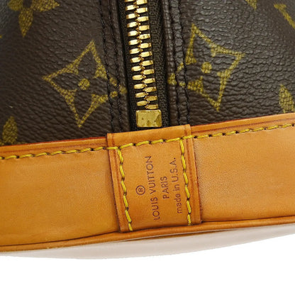 Louis Vuitton Vintage Alma Monogram Canvas, Brown, Canvas, Handbag