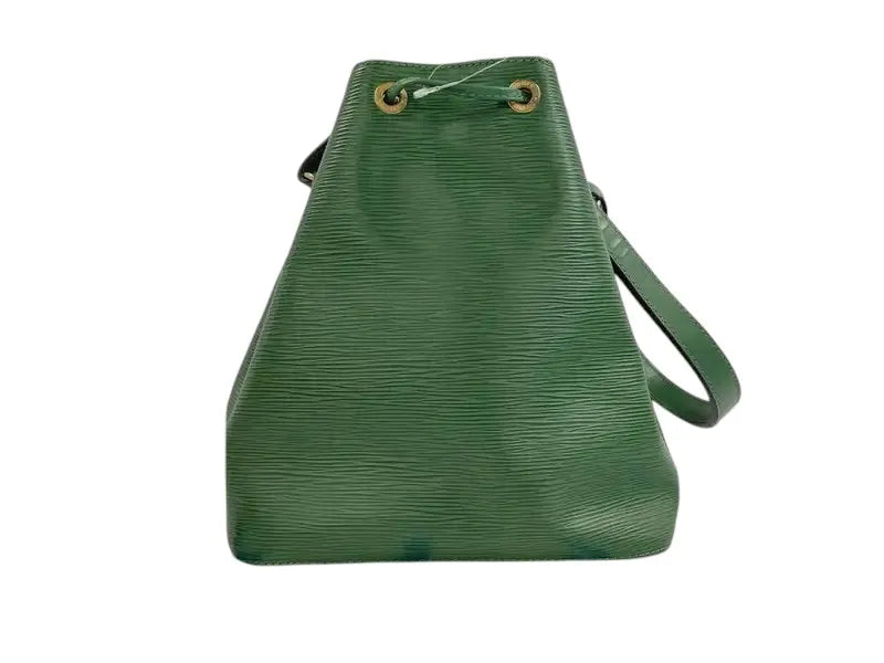 Louis Vuitton Petit Noe Epi Leather, Green, Leather, Shoulder Bag