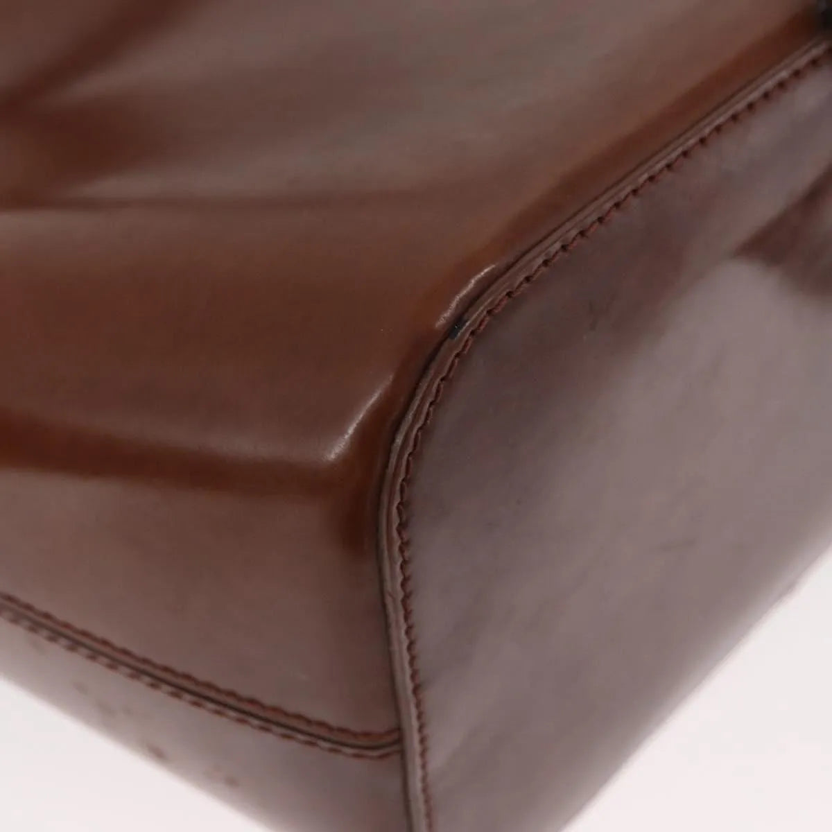 cartier Panthère Shoulder Patent leather, Brown, Leather, Shoulder Bag