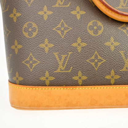 Louis Vuitton Alma Monogram, Brown, Canvas, Handbag