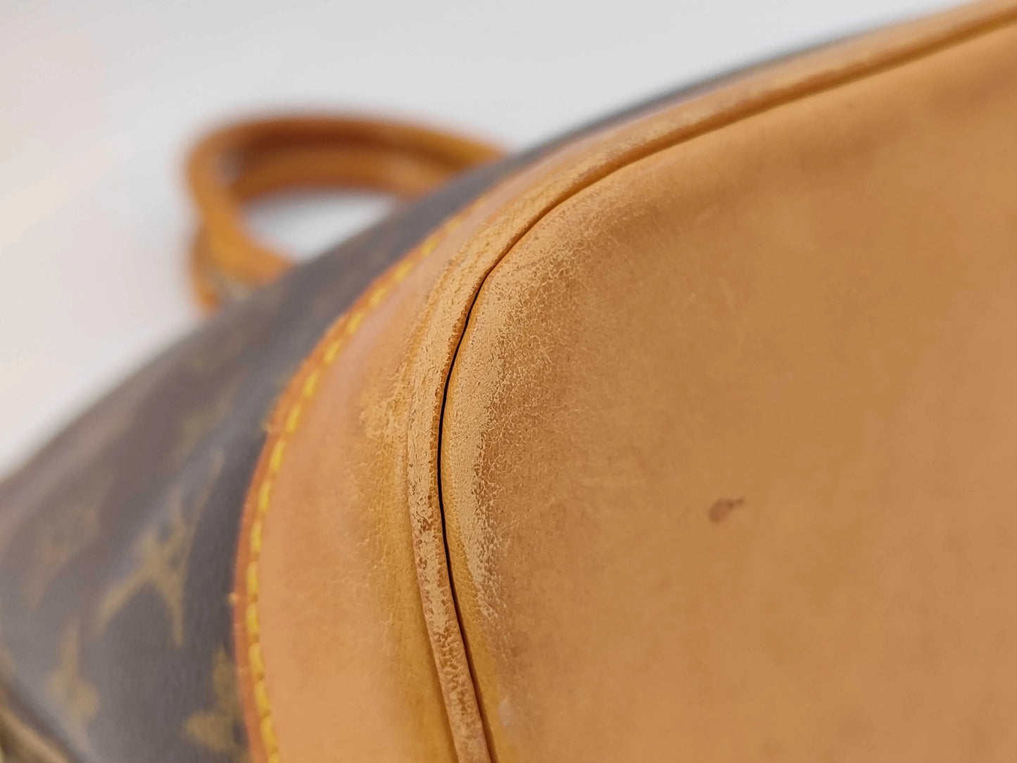 Louis Vuitton Alma Monogram, Brown, Canvas, Handbag