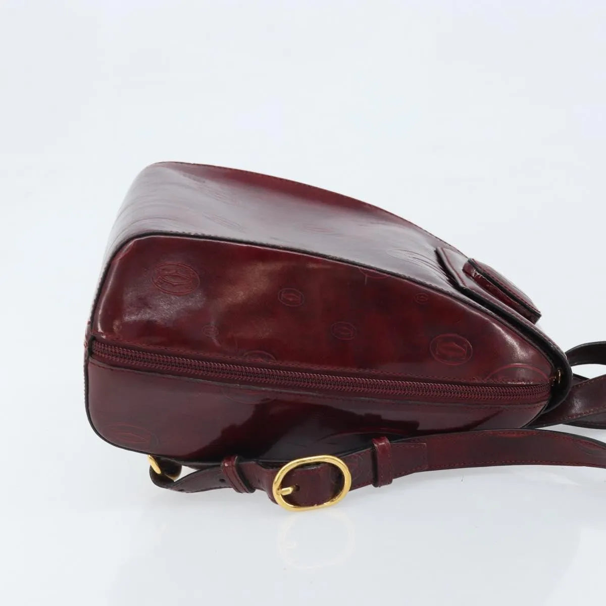 cartier Happy birthday Patent leather, Burgundy, Patent Leather, Backpack