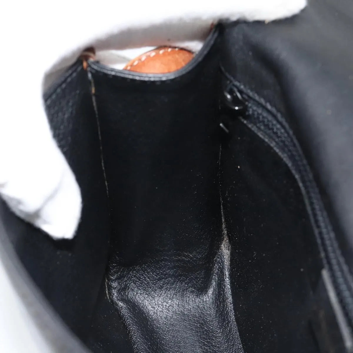 Celine Flap Shoulder Leather, Black, Leather, Shoulder Bag