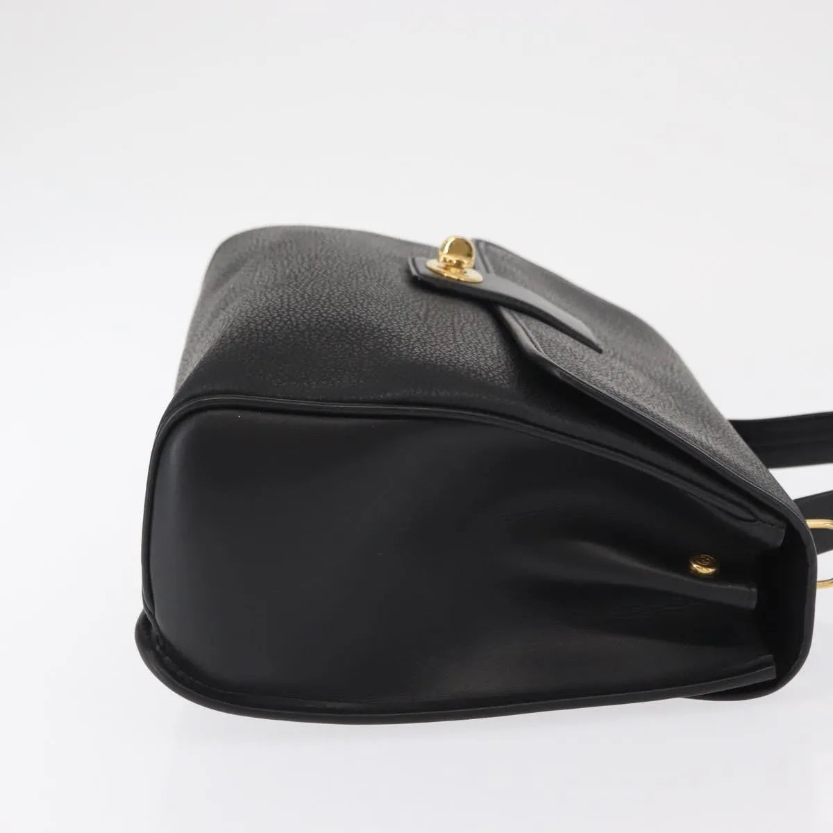 Gucci Vintage Leather, Black, Leather, Handbag