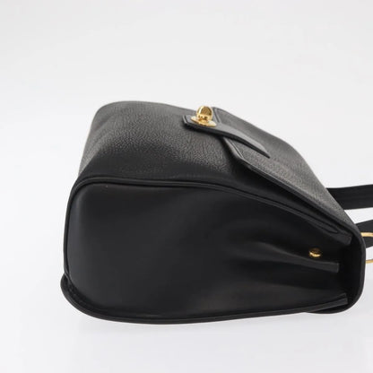 Gucci Vintage Leather, Black, Leather, Handbag