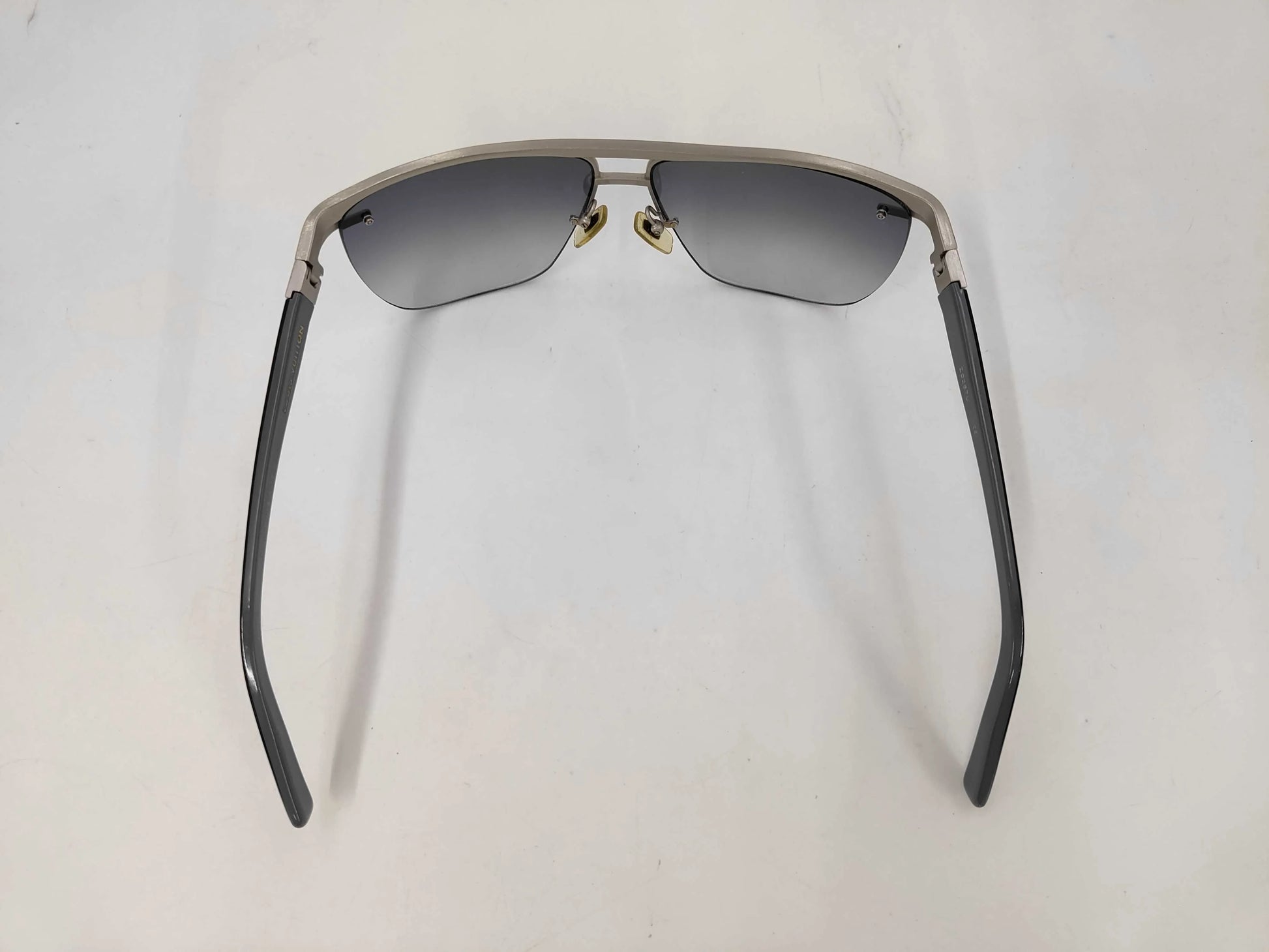 Louis Vuitton LV Sunglasses Metal Square Metal, Gray, Metal, Sunglasses