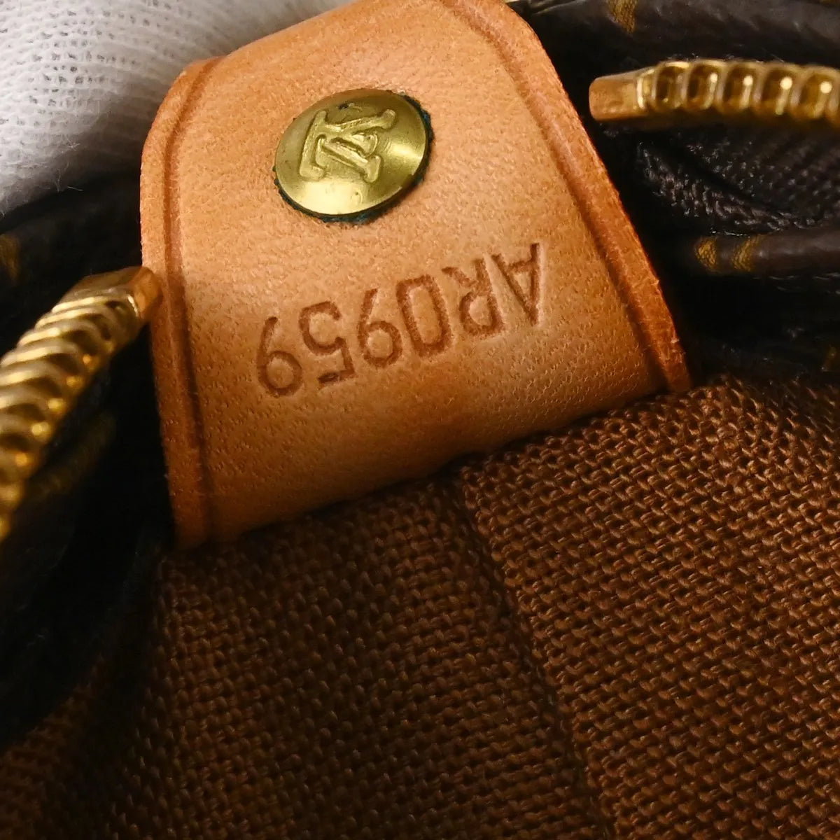 Louis Vuitton Cabas Mezzo Monogram Canvas, Brown, Canvas, Shoulder Bag