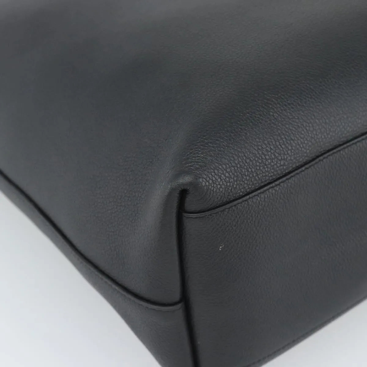 Saint Laurent Bold Tote Leather, Black, Leather, Tote Bag