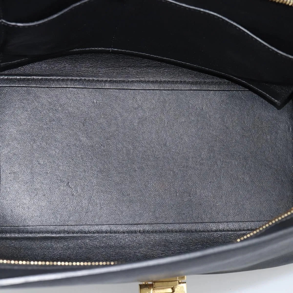 Celine Tricolor Trapeze Leather, Multicolour, Leather, Handbag