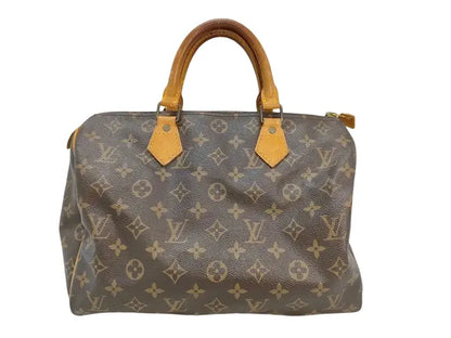 Louis Vuitton Speedy Monogram Canvas, Brown, Canvas, Handbag