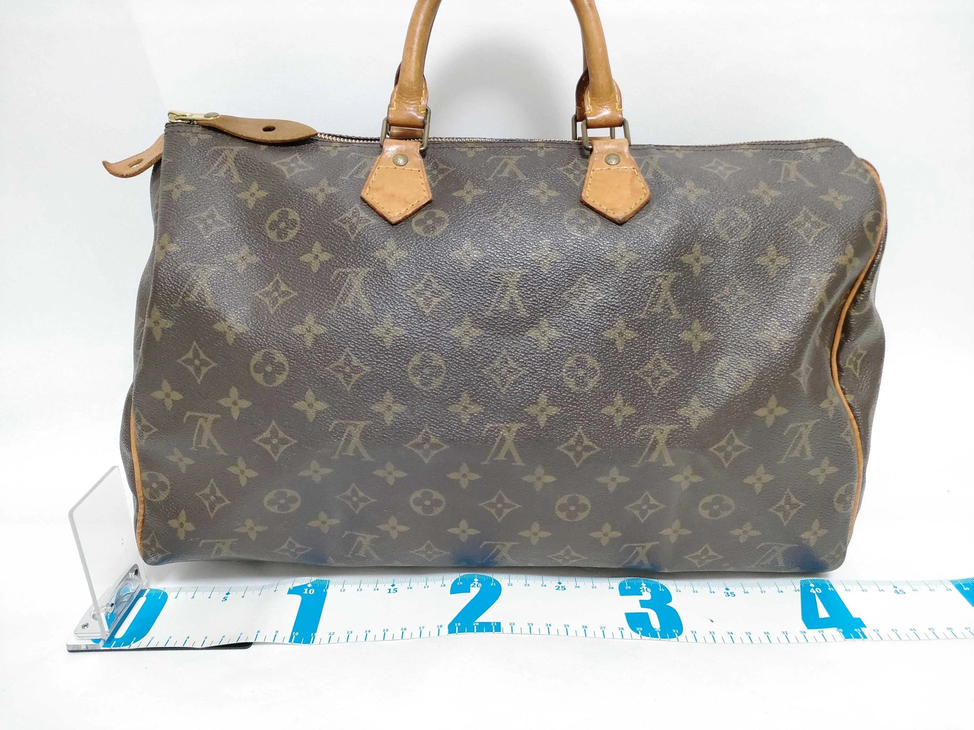Louis Vuitton Speedy Monogram Canvas, Brown, Canvas, Handbag