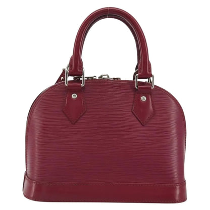 Louis Vuitton Alma Epi, Pink, Leather, Handbag