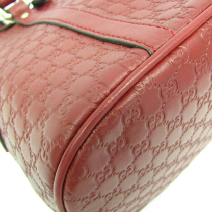 Gucci Convertible Dome Satchel Microguccissima Leather, Red, Leather, Handbag