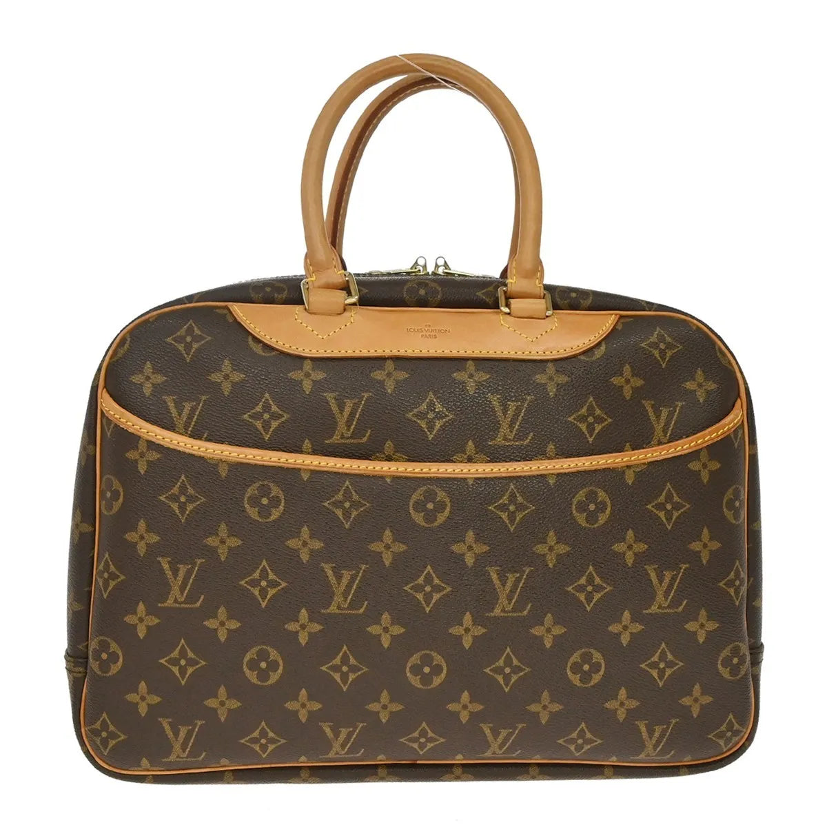 Louis Vuitton Deauville Monogram Canvas, Brown, Canvas, Handbag