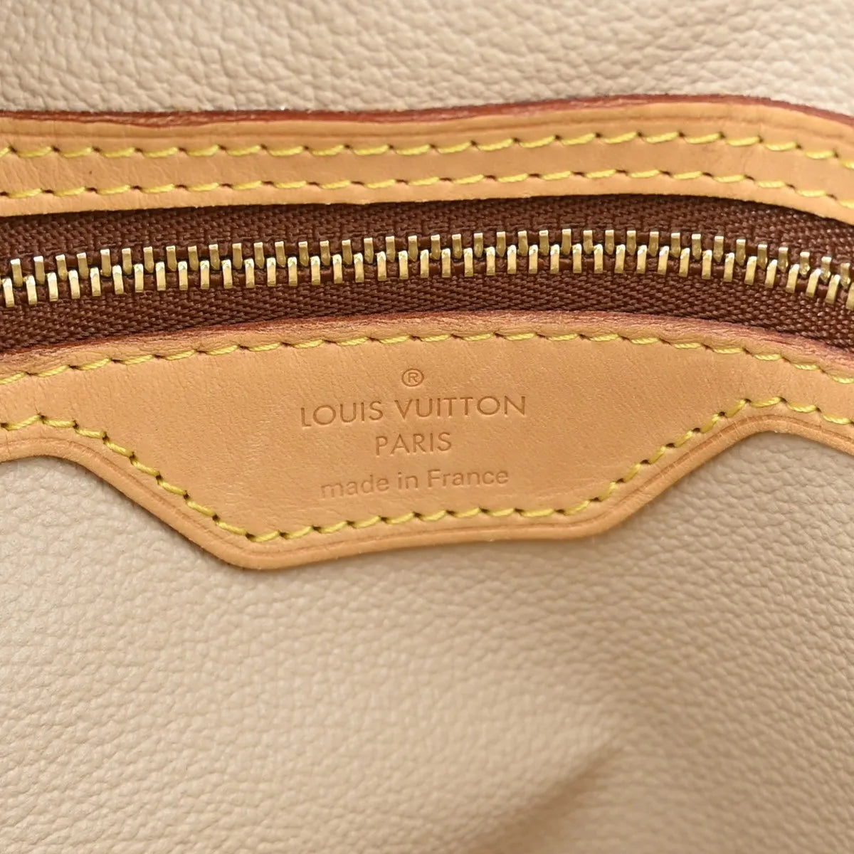 Louis Vuitton Petit Bucket Monogram Canvas, Brown, Canvas, Tote Bag
