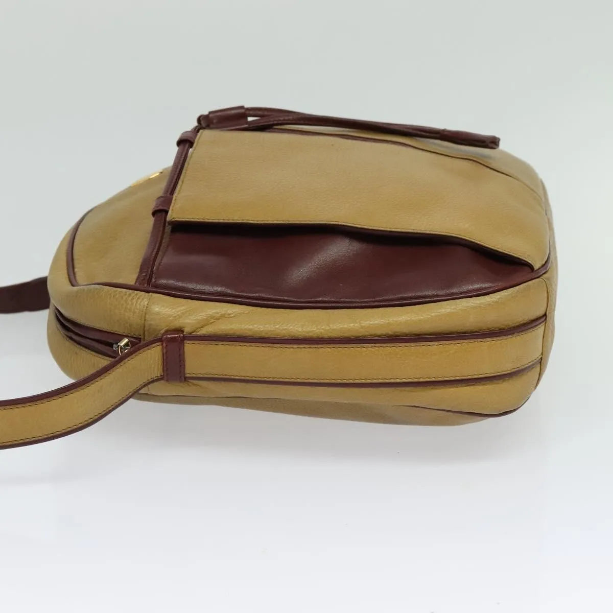 cartier Tasseled Must de Cartier Leather, Yellow, Leather, Shoulder Bag