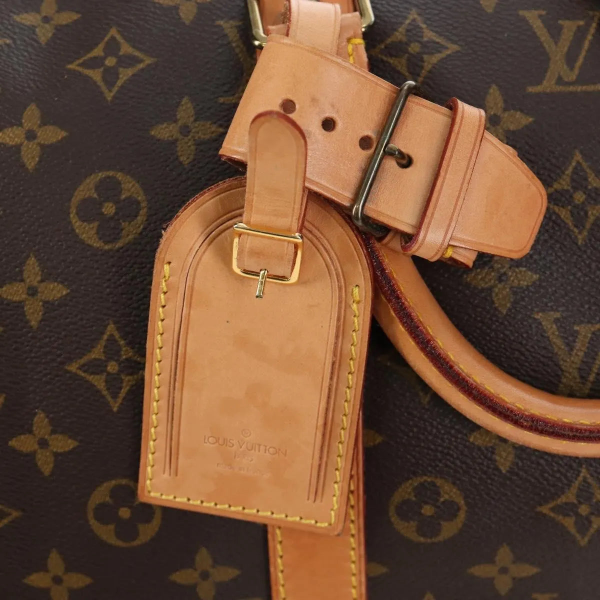 Louis Vuitton Keepall Monogram Canvas, Brown, Canvas, Travel Bag