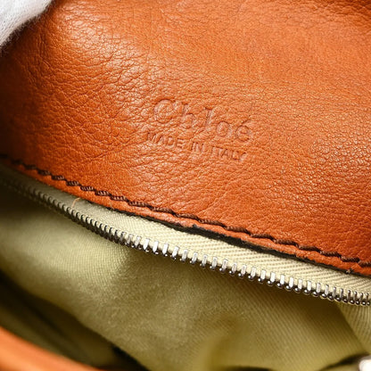 Chloe Paddington Lock Leather, Brown, Leather, Handbag