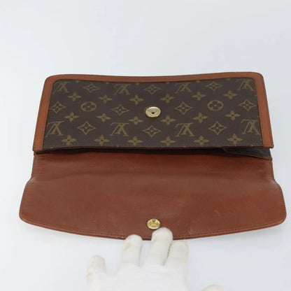 Louis Vuitton Dame Pochette Monogram Canvas, Brown, Canvas, Clutch