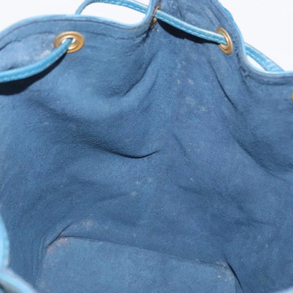 Louis Vuitton Petit Noe Epi Leather, Blue, Leather, Shoulder Bag