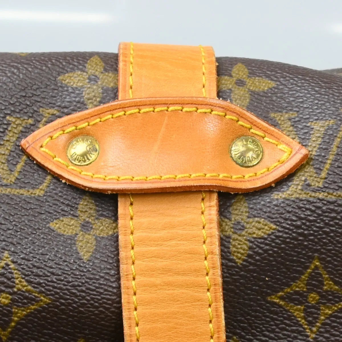 Louis Vuitton Saumur Monogram Canvas, Brown, Canvas, Shoulder Bag