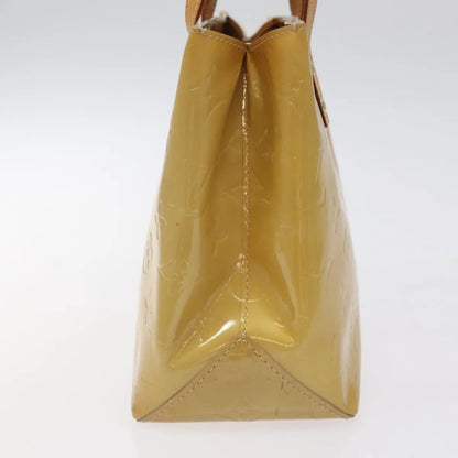 Louis Vuitton Reade Monogram Vernis, Beige, Patent Leather, Handbag