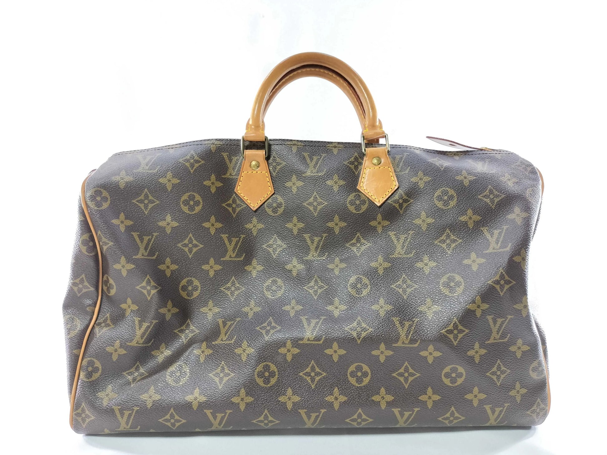 Louis Vuitton Speedy Monogram, Brown, Canvas, Handbag