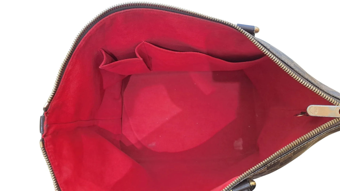 Louis Vuitton Saleya Damier, Brown, Leather, Tote Bag
