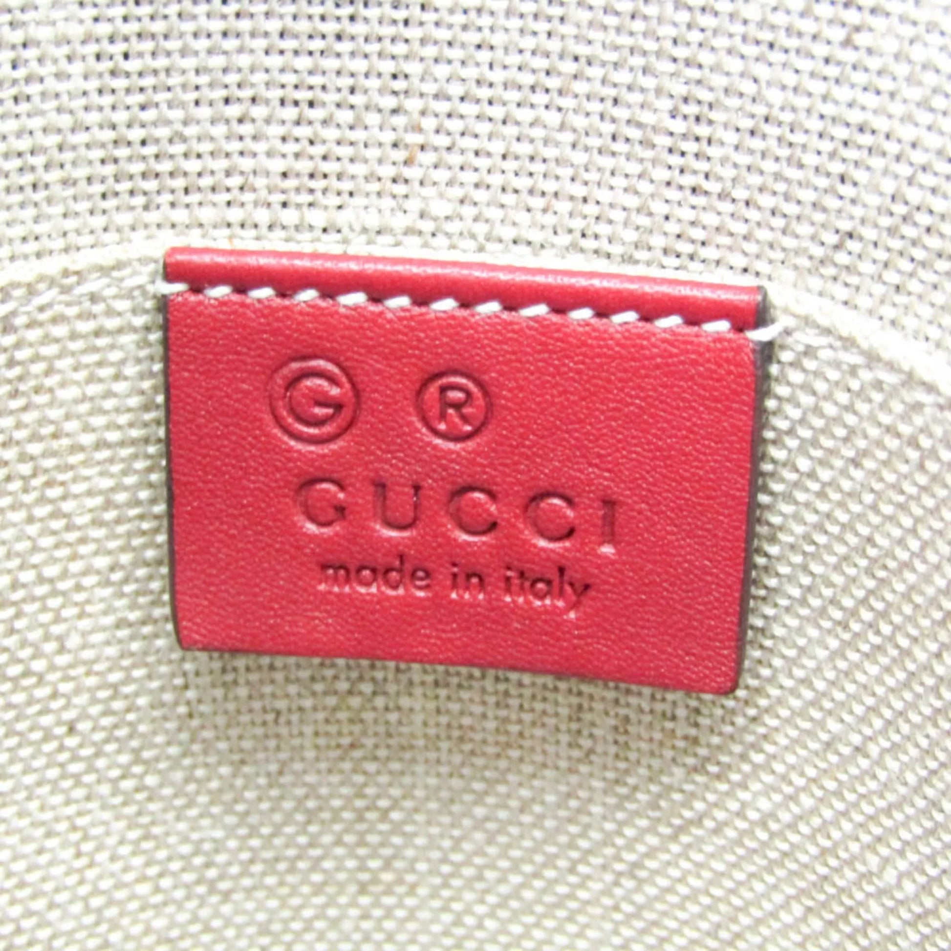 Gucci Convertible Dome Satchel Microguccissima Leather, Red, Leather, Handbag