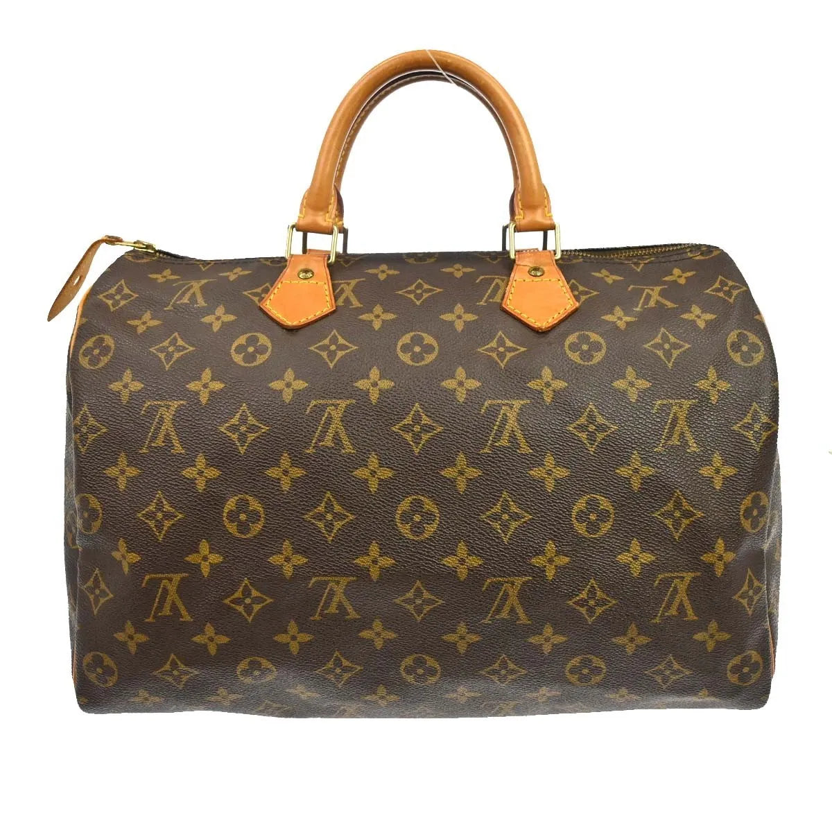 Louis Vuitton Speedy Monogram, Brown, Canvas, Handbag