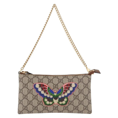 Gucci Pochette GG Canvas, Beige, PVC, Clutch