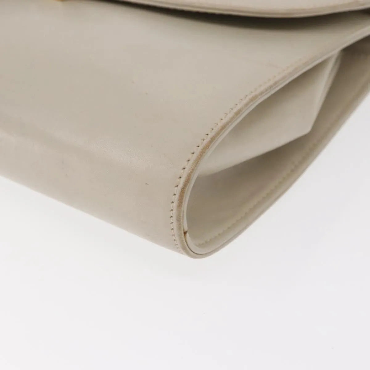 Celine Vintage Leather, Ecru, Leather, Shoulder Bag