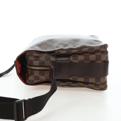 Louis Vuitton Naviglio Damier, Brown, Canvas, Shoulder Bag