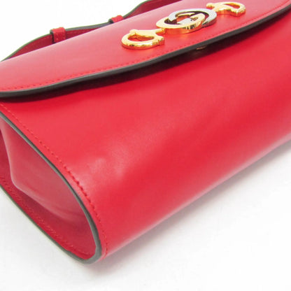 Gucci Zumi Leather, Red, Leather, Shoulder Bag
