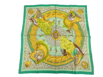 Hermes Carré 90 Silk multicolor, Multicolour, Silk, Scarf