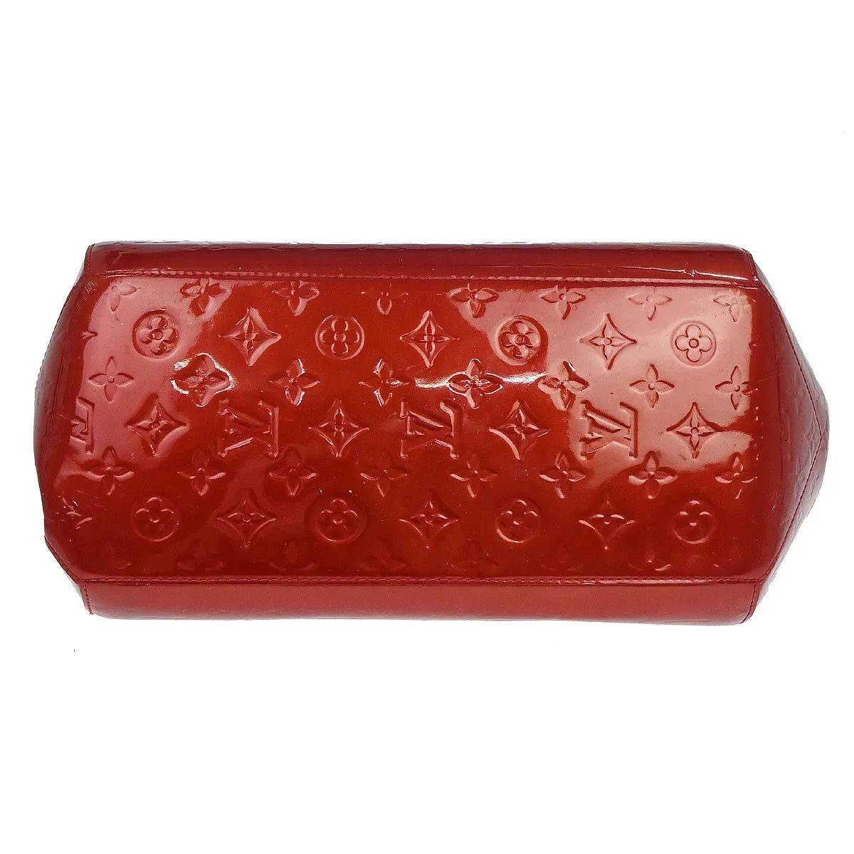Louis Vuitton Sherwood Monogram, Red, Patent Leather, Handbag