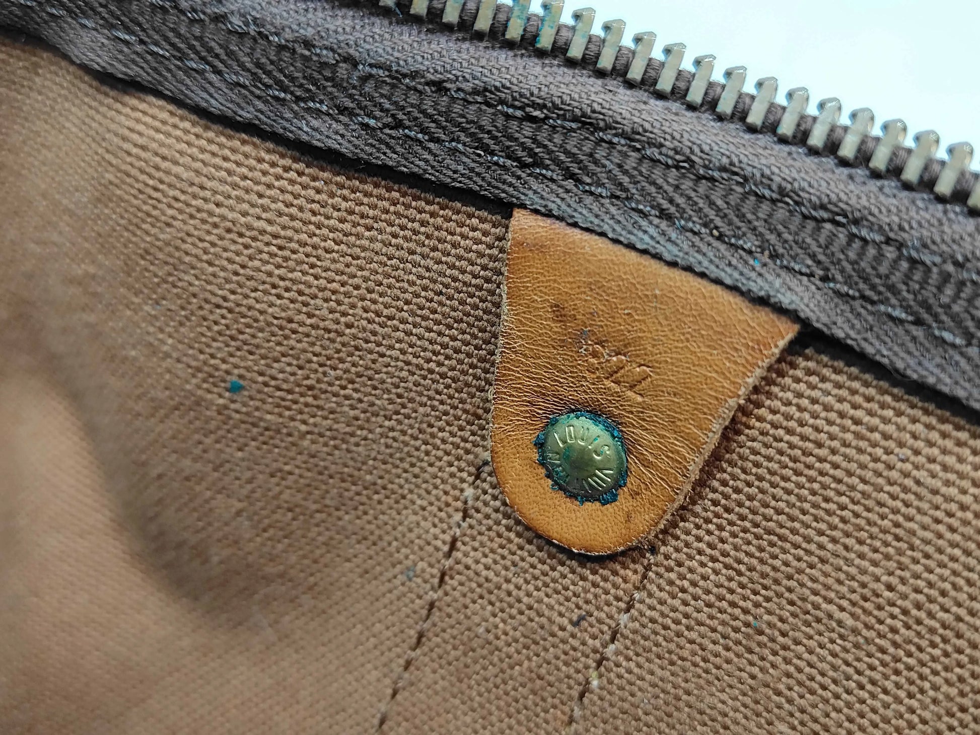 Louis Vuitton Keepall Monogram Canvas, Brown, Canvas, Travel Bag