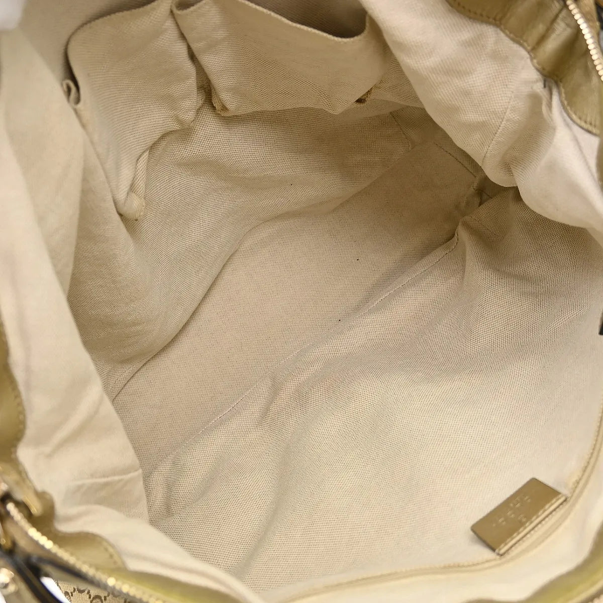 Gucci Sukey Top Handle Tote GG Canvas, Beige, Canvas, Tote Bag