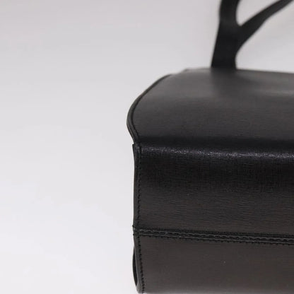 Salvatore Ferragamo Vintage Leather, Black, Leather, Shoulder Bag